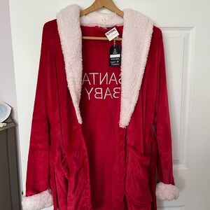 Christmas Santa Shorty Robe